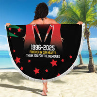 Portuguese Footballer Memorial Beach Blanket 1996-2025 Forever In Our Hearts - Wonder Print Shop