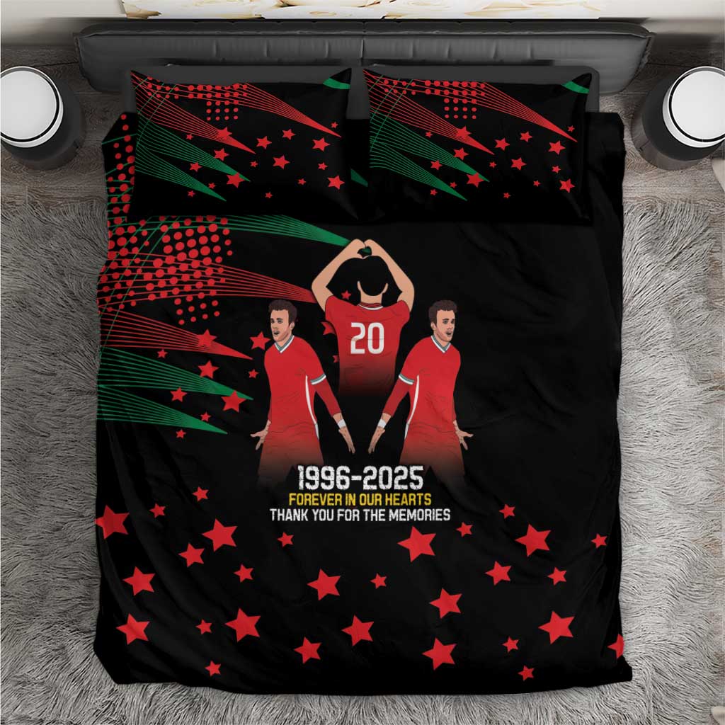Portuguese Footballer Memorial Bedding Set 1996-2025 Forever In Our Hearts - Wonder Print Shop