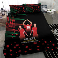 Portuguese Footballer Memorial Bedding Set 1996-2025 Forever In Our Hearts - Wonder Print Shop