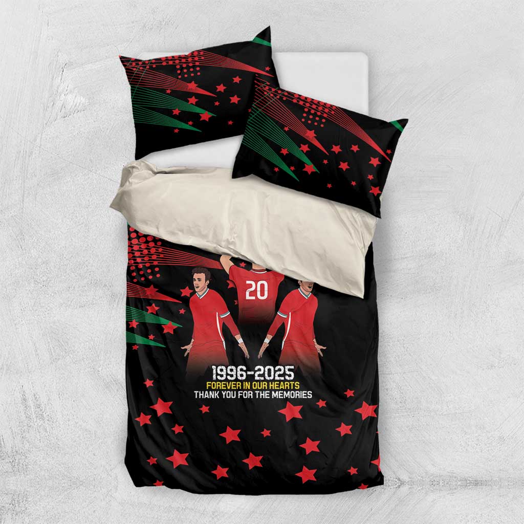 Portuguese Footballer Memorial Bedding Set 1996-2025 Forever In Our Hearts - Wonder Print Shop