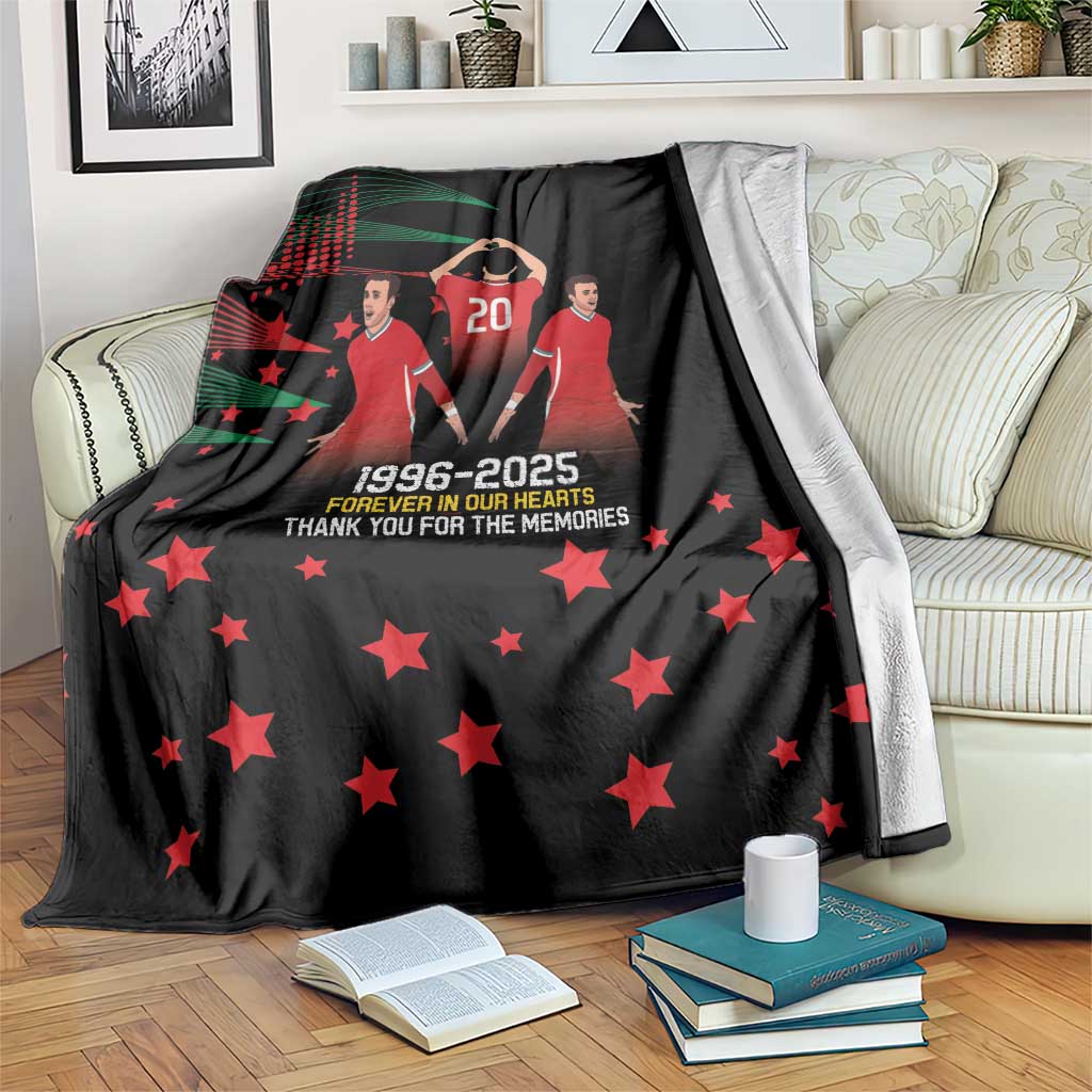 Portuguese Footballer Memorial Blanket 1996-2025 Forever In Our Hearts - Wonder Print Shop