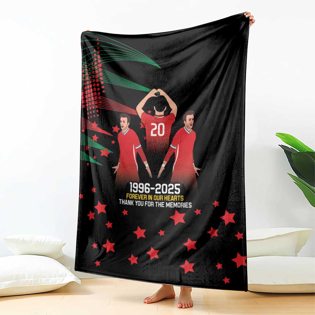 Portuguese Footballer Memorial Blanket 1996-2025 Forever In Our Hearts - Wonder Print Shop
