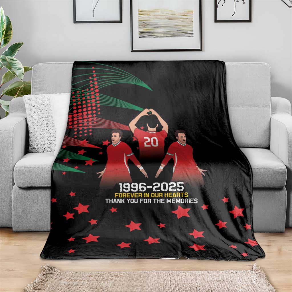 Portuguese Footballer Memorial Blanket 1996-2025 Forever In Our Hearts - Wonder Print Shop