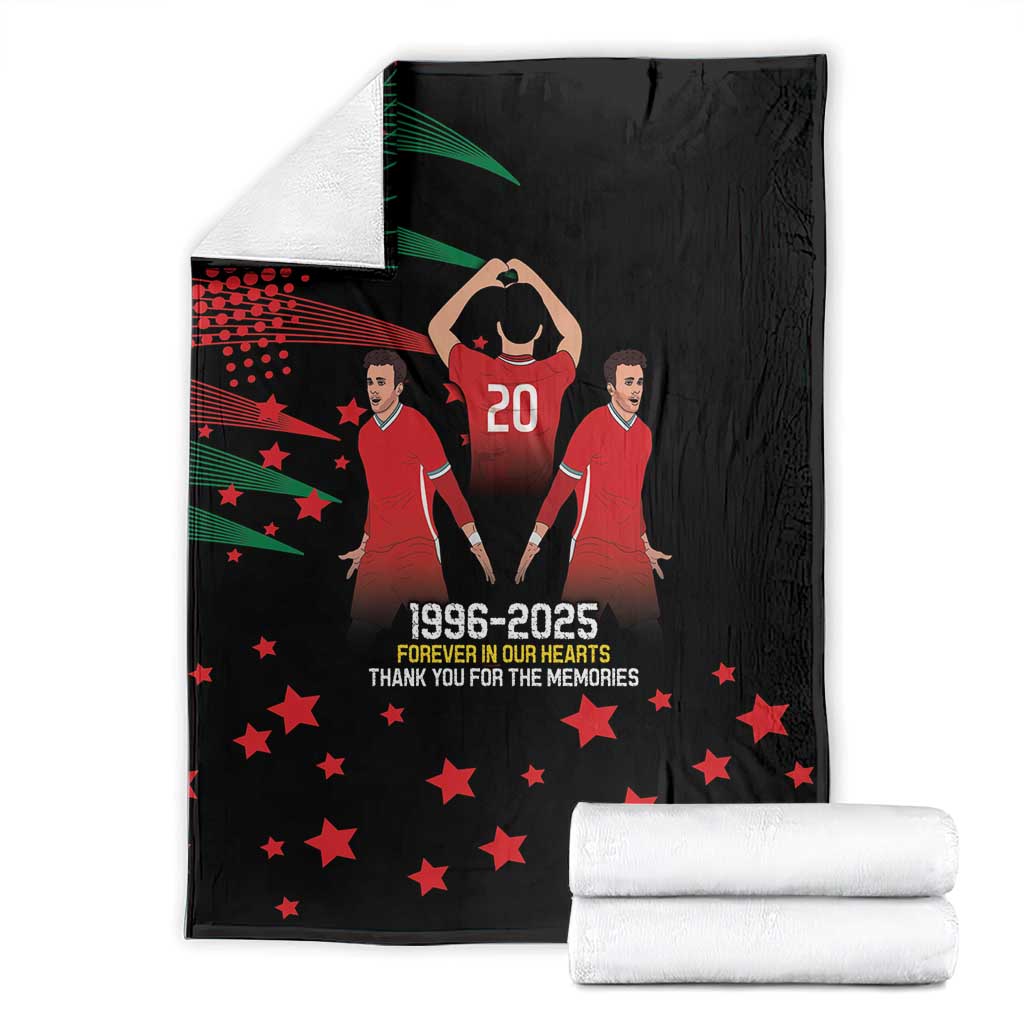 Portuguese Footballer Memorial Blanket 1996-2025 Forever In Our Hearts - Wonder Print Shop