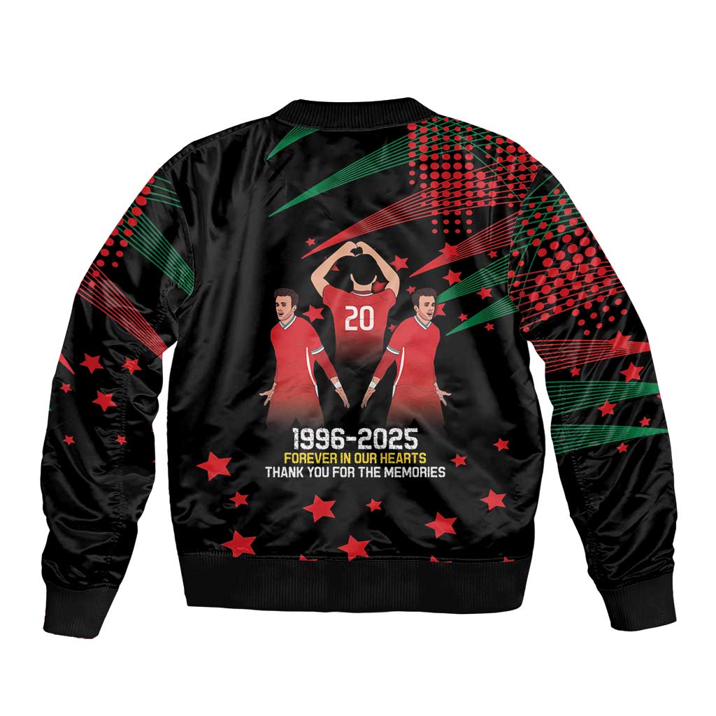 Portuguese Footballer Memorial Bomber Jacket 1996-2025 Forever In Our Hearts - Wonder Print Shop