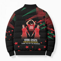 Portuguese Footballer Memorial Bomber Puffer Jacket 1996-2025 Forever In Our Hearts - Wonder Print Shop