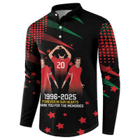 Portuguese Footballer Memorial Button Sweatshirt 1996-2025 Forever In Our Hearts - Wonder Print Shop
