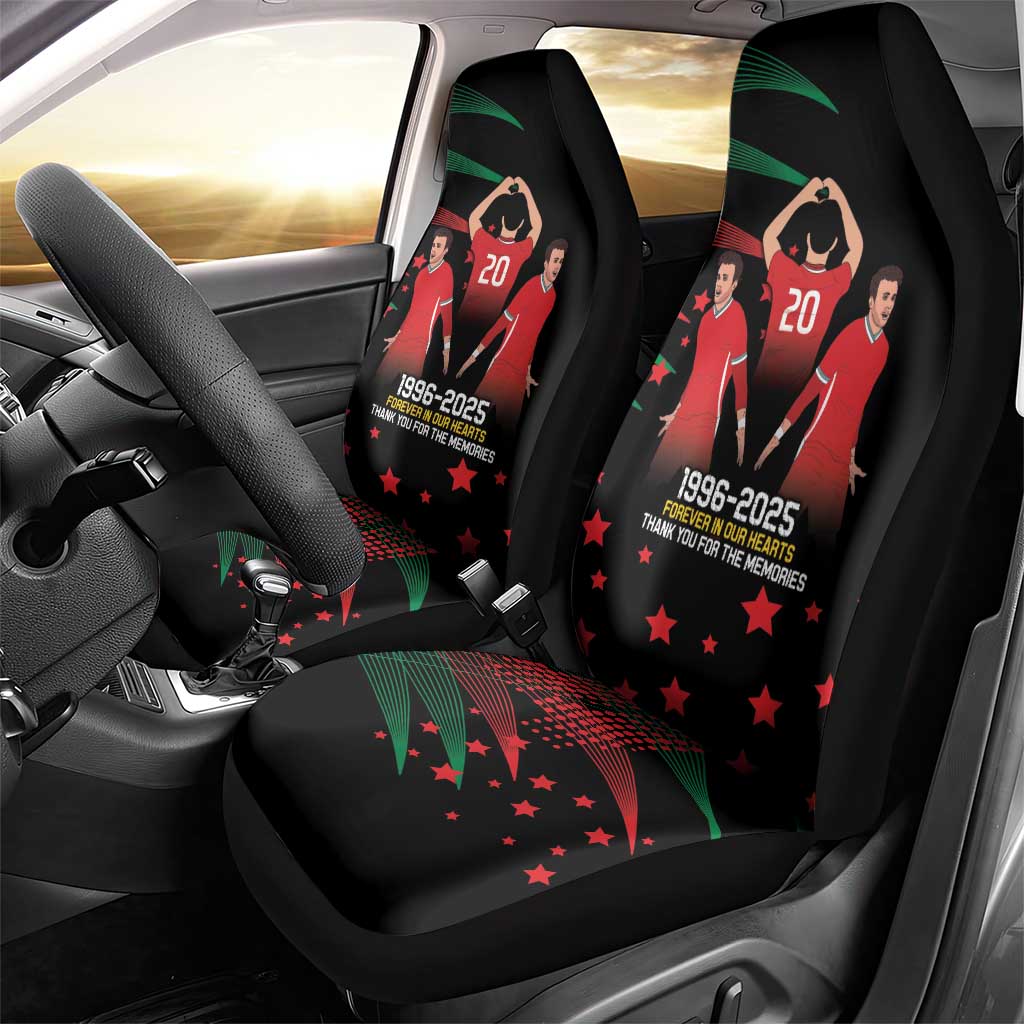 Portuguese Footballer Memorial Car Seat Cover 1996-2025 Forever In Our Hearts - Wonder Print Shop