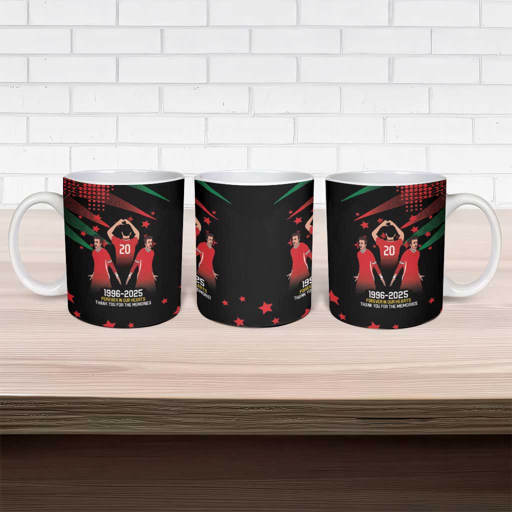 Portuguese Footballer Memorial Ceramic Mug 1996-2025 Forever In Our Hearts - Wonder Print Shop