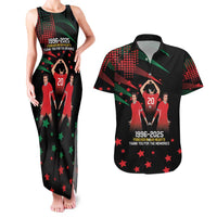 Portuguese Footballer Memorial Couples Matching Tank Maxi Dress and Hawaiian Shirt 1996-2025 Forever In Our Hearts - Wonder Print Shop