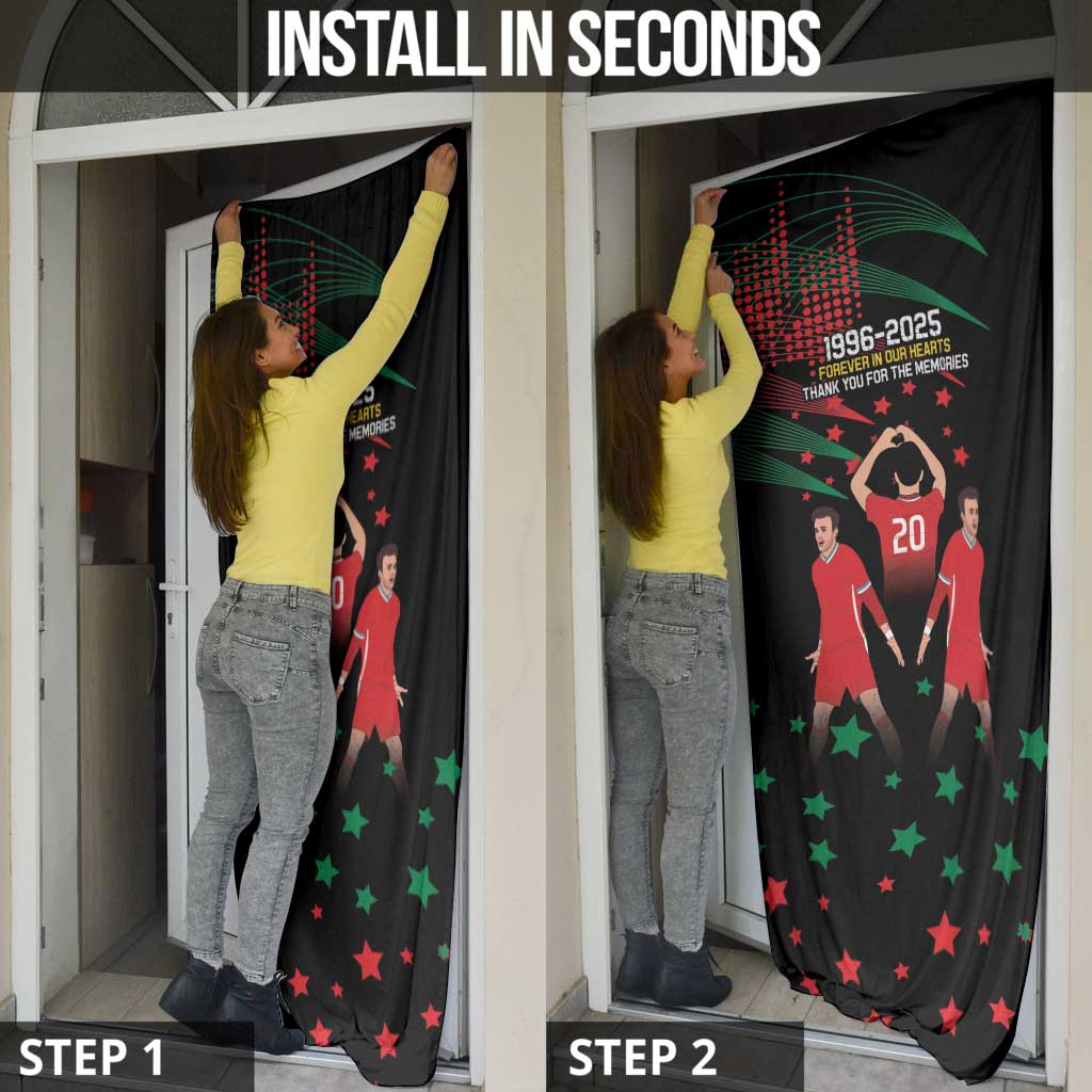 Portuguese Footballer Memorial Door Cover 1996-2025 Forever In Our Hearts - Wonder Print Shop