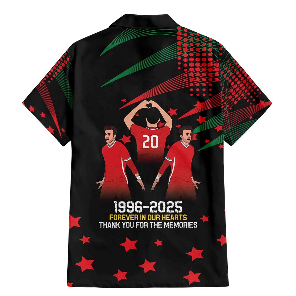 Portuguese Footballer Memorial Family Matching Mermaid Dress and Hawaiian Shirt 1996-2025 Forever In Our Hearts - Wonder Print Shop