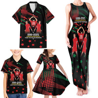 Portuguese Footballer Memorial Family Matching Tank Maxi Dress and Hawaiian Shirt 1996-2025 Forever In Our Hearts - Wonder Print Shop