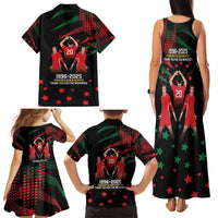 Portuguese Footballer Memorial Family Matching Tank Maxi Dress and Hawaiian Shirt 1996-2025 Forever In Our Hearts - Wonder Print Shop