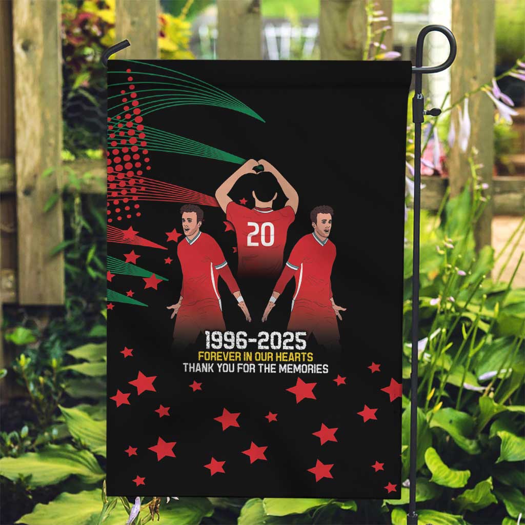 Portuguese Footballer Memorial Garden Flag 1996-2025 Forever In Our Hearts - Wonder Print Shop