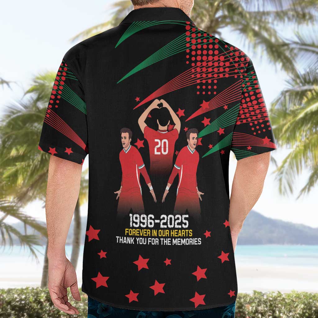 Portuguese Footballer Memorial Hawaiian Shirt 1996-2025 Forever In Our Hearts - Wonder Print Shop