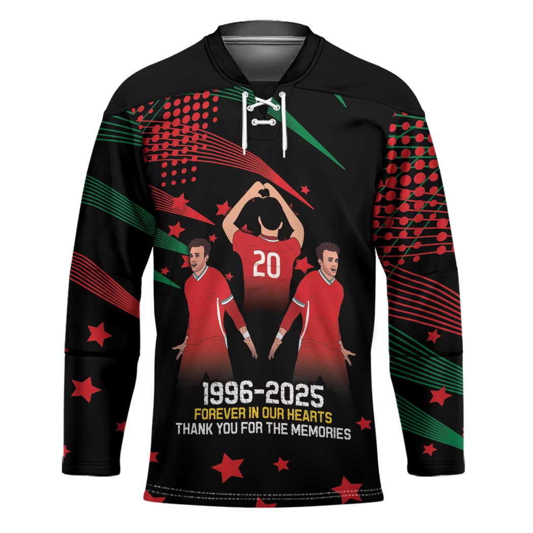Portuguese Footballer Memorial Hockey Jersey 1996-2025 Forever In Our Hearts - Wonder Print Shop