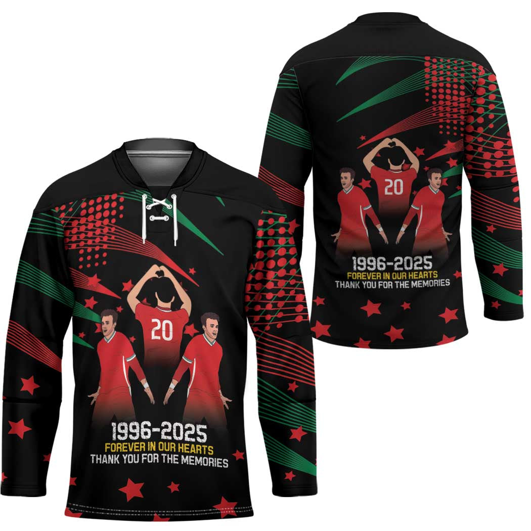 Portuguese Footballer Memorial Hockey Jersey 1996-2025 Forever In Our Hearts - Wonder Print Shop