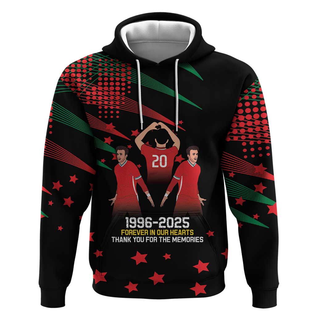 Portuguese Footballer Memorial Hoodie 1996-2025 Forever In Our Hearts - Wonder Print Shop