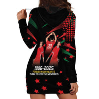 Portuguese Footballer Memorial Hoodie Dress 1996-2025 Forever In Our Hearts - Wonder Print Shop