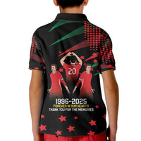 Portuguese Footballer Memorial Kid Polo Shirt 1996-2025 Forever In Our Hearts - Wonder Print Shop