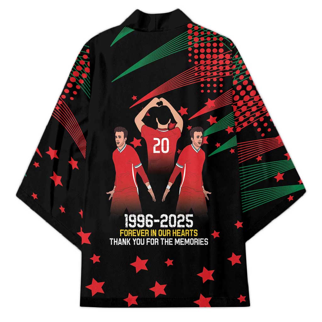 Portuguese Footballer Memorial Kimono 1996-2025 Forever In Our Hearts - Wonder Print Shop