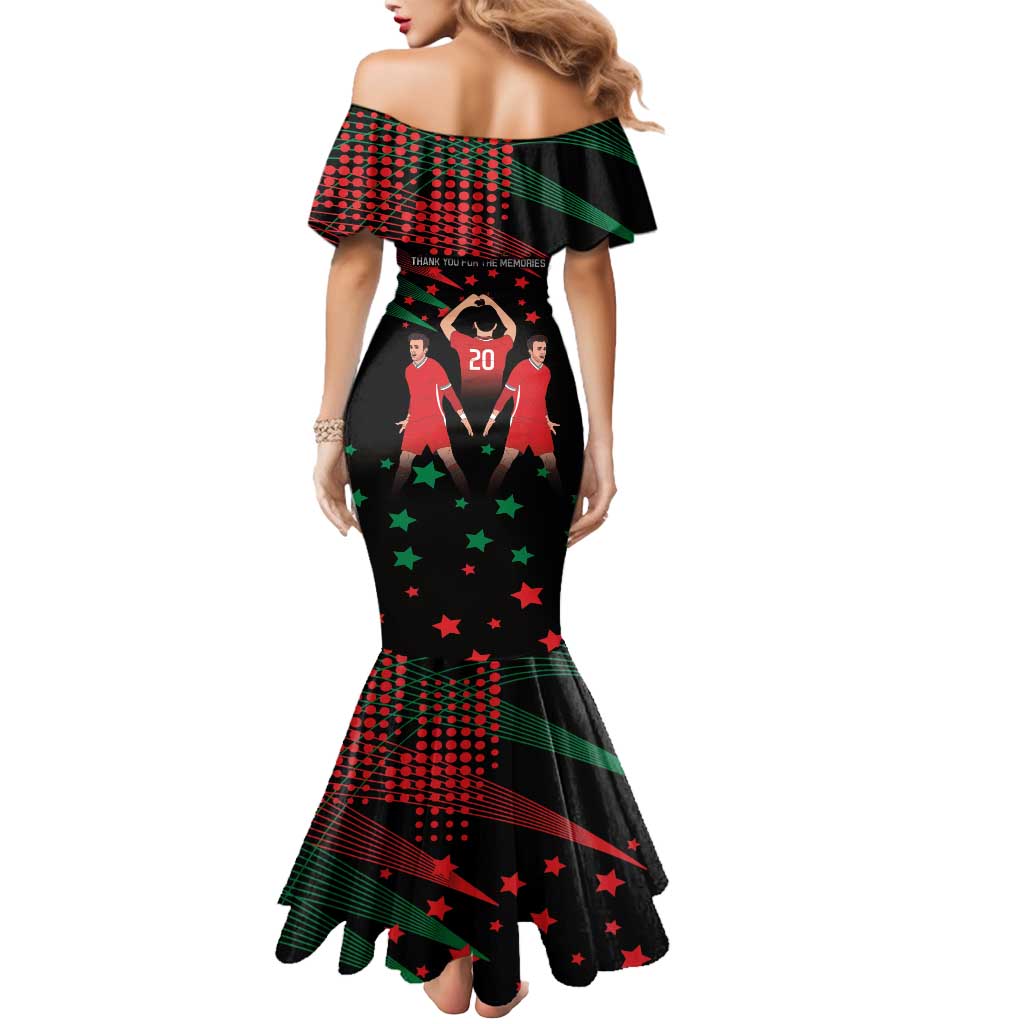 Portuguese Footballer Memorial Mermaid Dress 1996-2025 Forever In Our Hearts - Wonder Print Shop