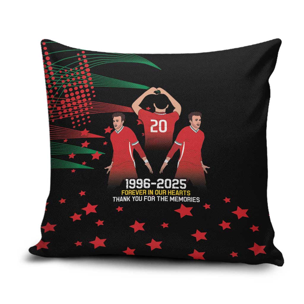 Portuguese Footballer Memorial Pillow Cover 1996-2025 Forever In Our Hearts - Wonder Print Shop