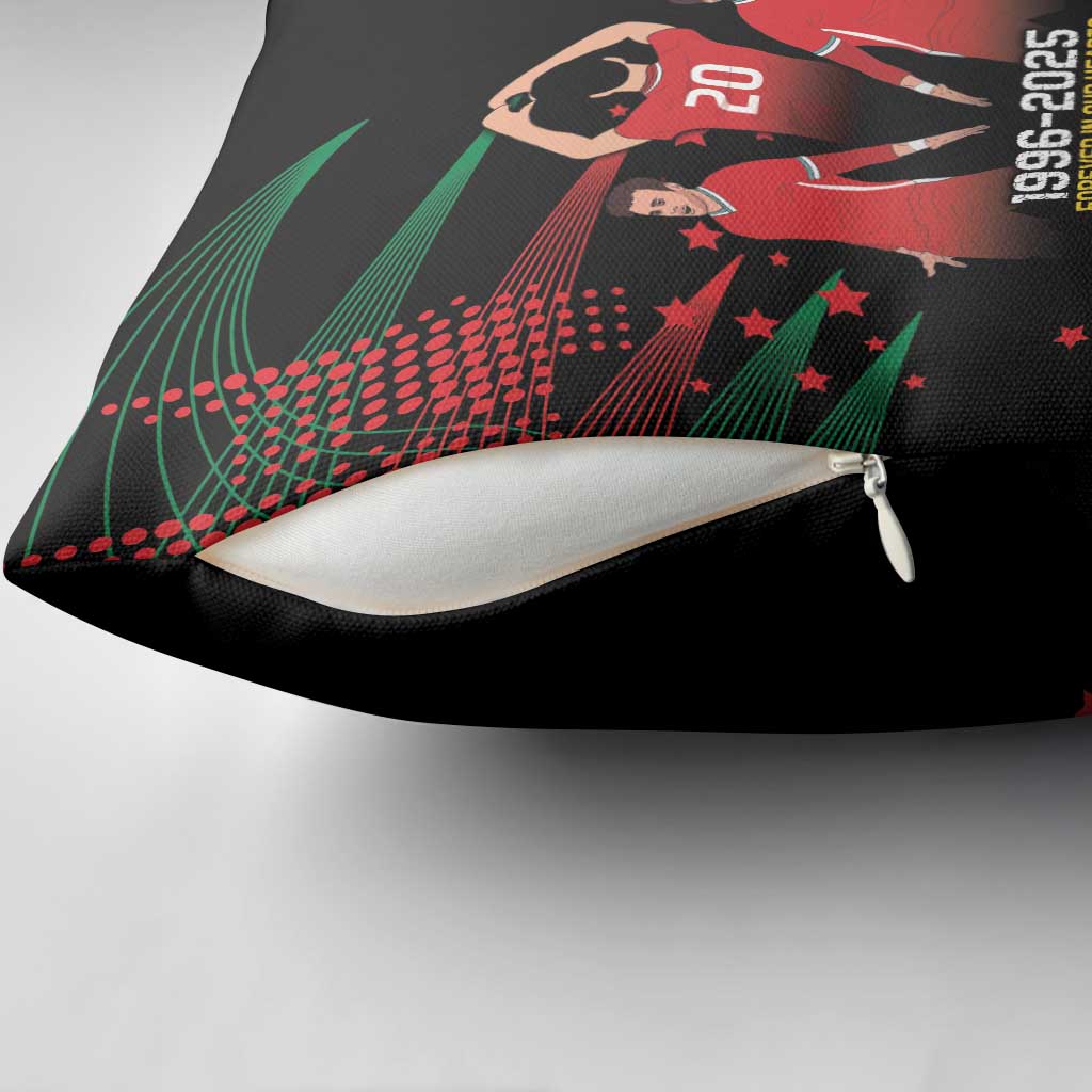 Portuguese Footballer Memorial Pillow Cover 1996-2025 Forever In Our Hearts - Wonder Print Shop