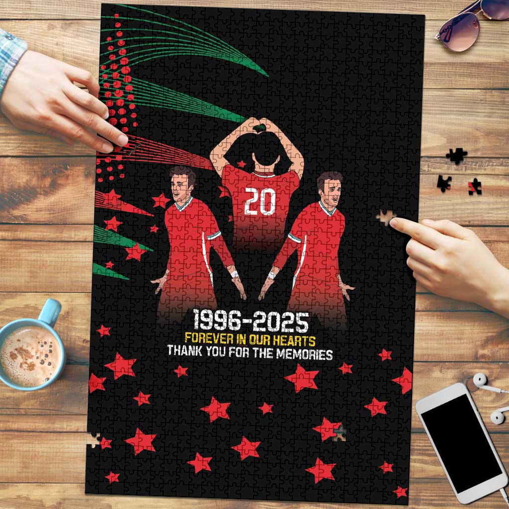 Portuguese Footballer Memorial Puzzle 1996-2025 Forever In Our Hearts - Wonder Print Shop