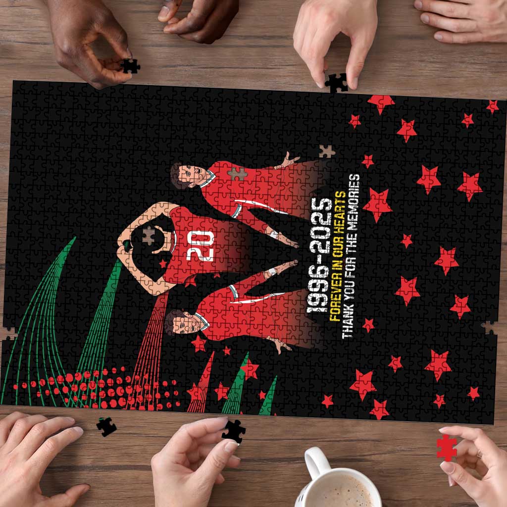 Portuguese Footballer Memorial Puzzle 1996-2025 Forever In Our Hearts - Wonder Print Shop
