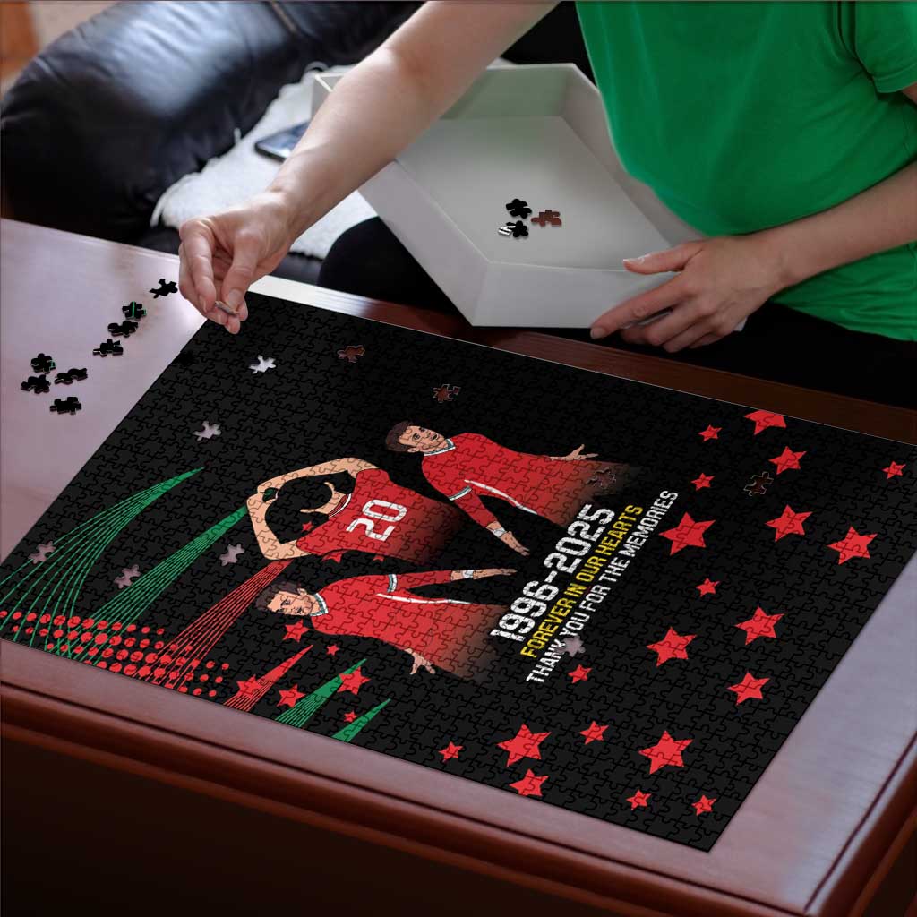 Portuguese Footballer Memorial Puzzle 1996-2025 Forever In Our Hearts - Wonder Print Shop
