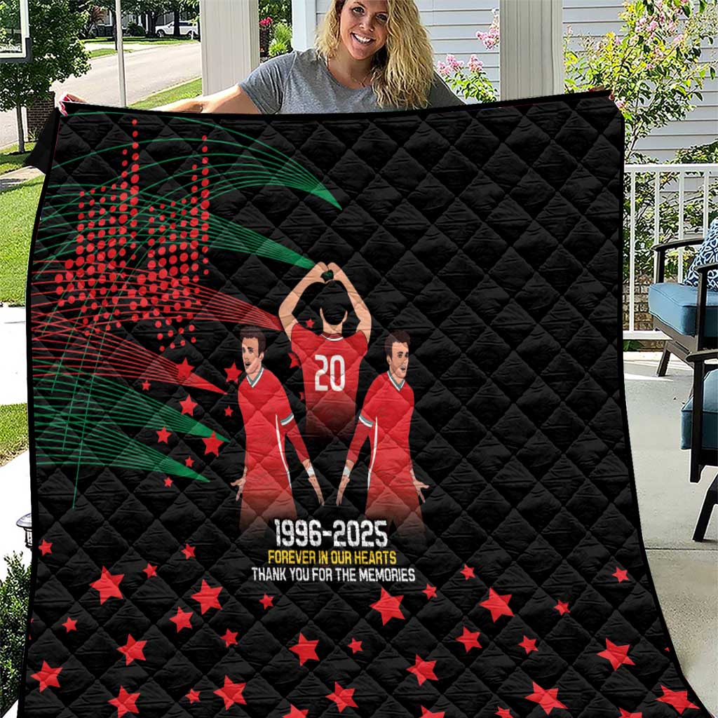 Portuguese Footballer Memorial Quilt 1996-2025 Forever In Our Hearts - Wonder Print Shop