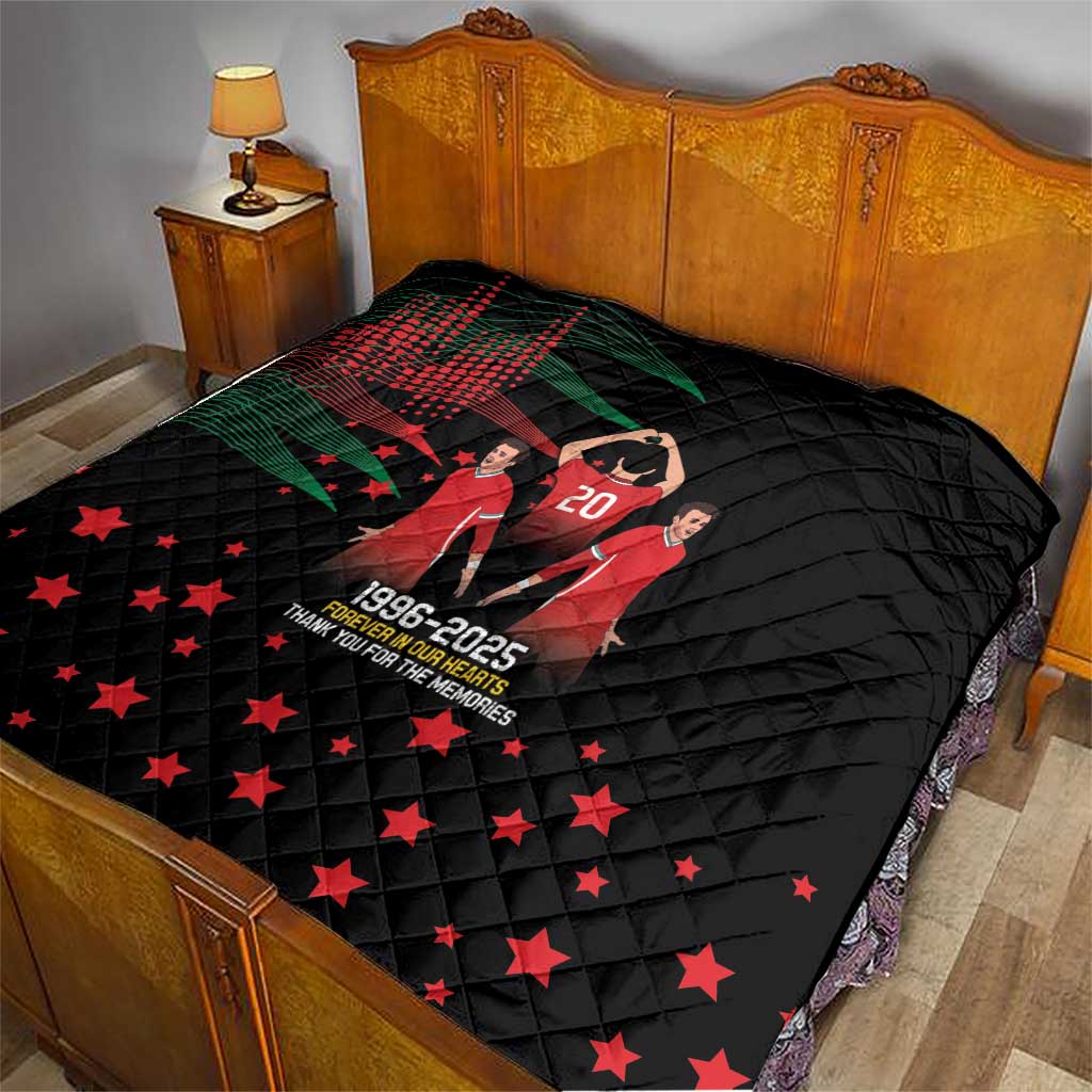 Portuguese Footballer Memorial Quilt 1996-2025 Forever In Our Hearts - Wonder Print Shop