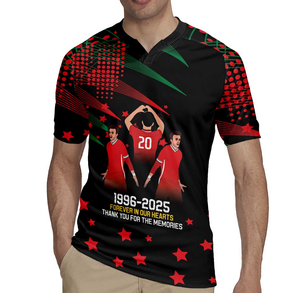 Portuguese Footballer Memorial Rugby Jersey 1996-2025 Forever In Our Hearts - Wonder Print Shop