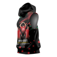 Portuguese Footballer Memorial Sleeveless Hoodie 1996-2025 Forever In Our Hearts - Wonder Print Shop