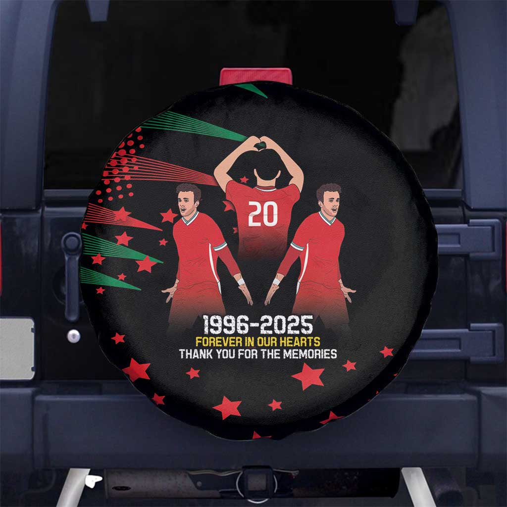 Portuguese Footballer Memorial Spare Tire Cover 1996-2025 Forever In Our Hearts - Wonder Print Shop