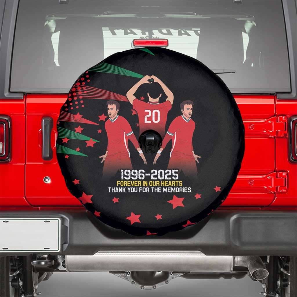 Portuguese Footballer Memorial Spare Tire Cover 1996-2025 Forever In Our Hearts - Wonder Print Shop