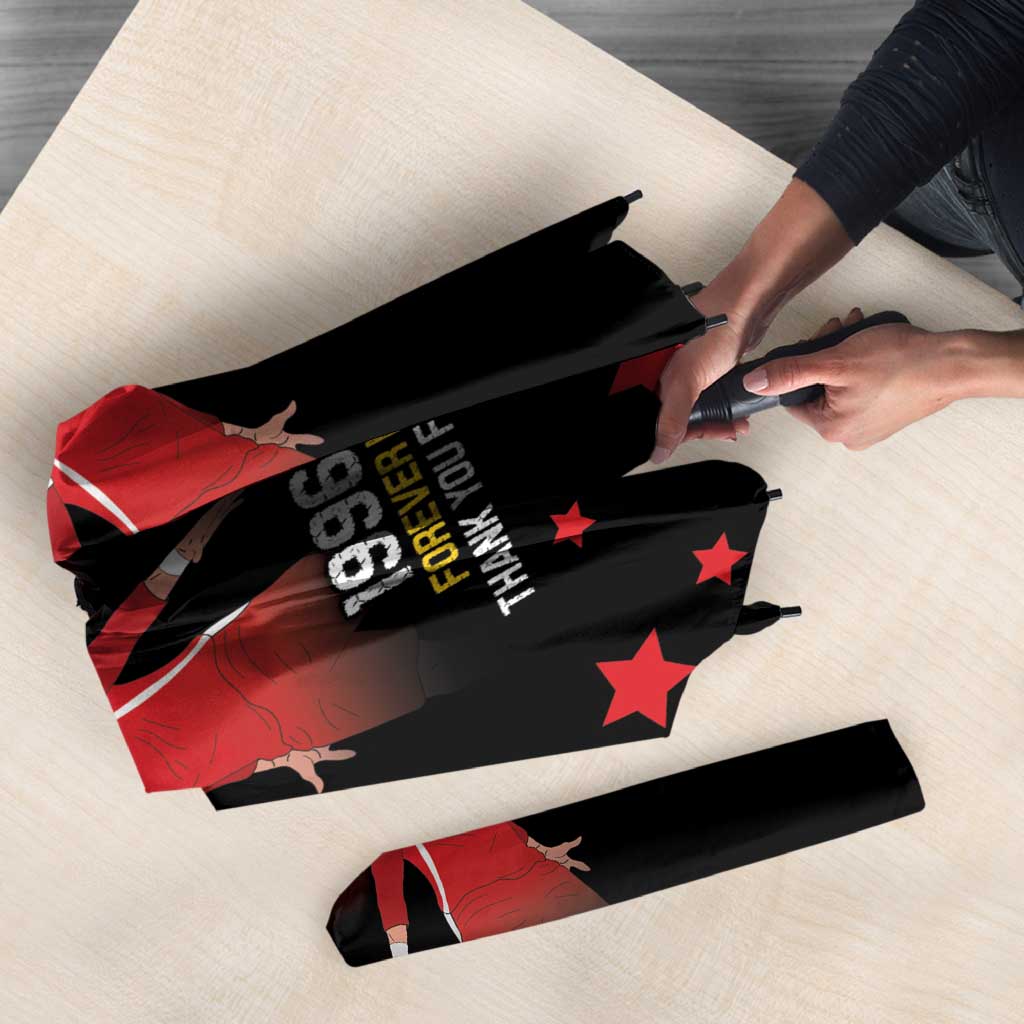Portuguese Footballer Memorial Umbrella 1996-2025 Forever In Our Hearts - Wonder Print Shop