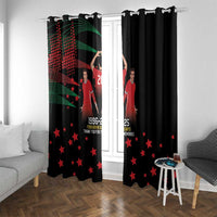 Portuguese Footballer Memorial Window Curtain 1996-2025 Forever In Our Hearts - Wonder Print Shop