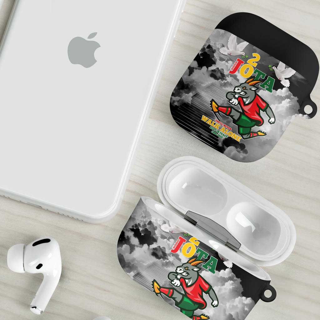 Portuguese Footballer Memorial AirPods Case You'll Never Walk Alone Rest In Peace 1996-2025 - Wonder Print Shop