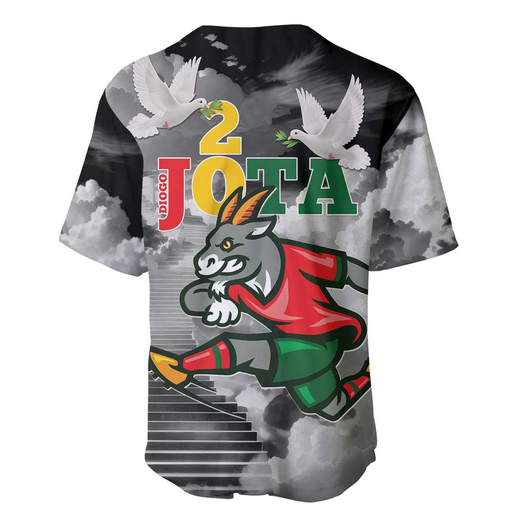 Portuguese Footballer Memorial Baseball Jersey You'll Never Walk Alone Rest In Peace 1996-2025 - Wonder Print Shop