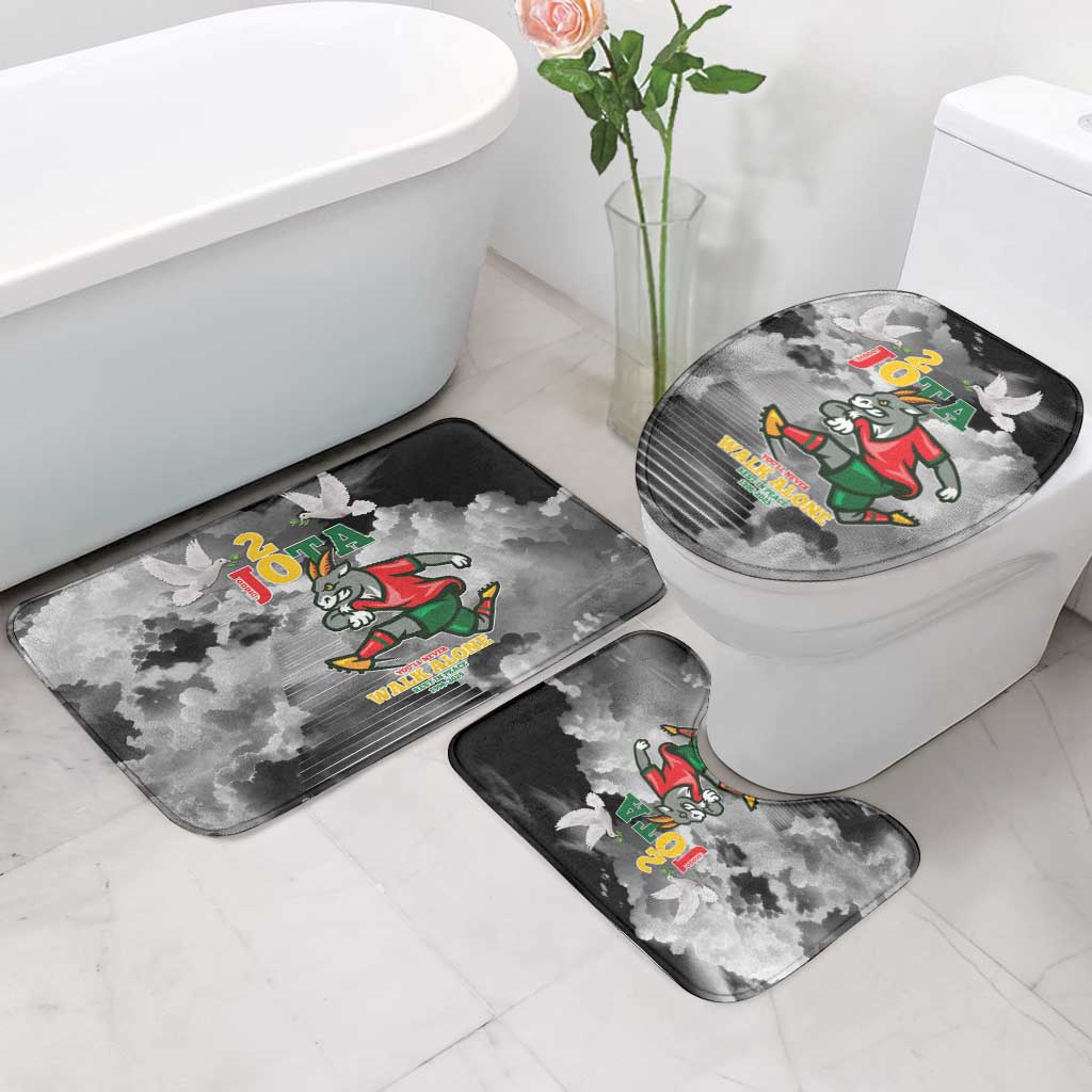 Portuguese Footballer Memorial Bathroom Set You'll Never Walk Alone Rest In Peace 1996-2025 - Wonder Print Shop