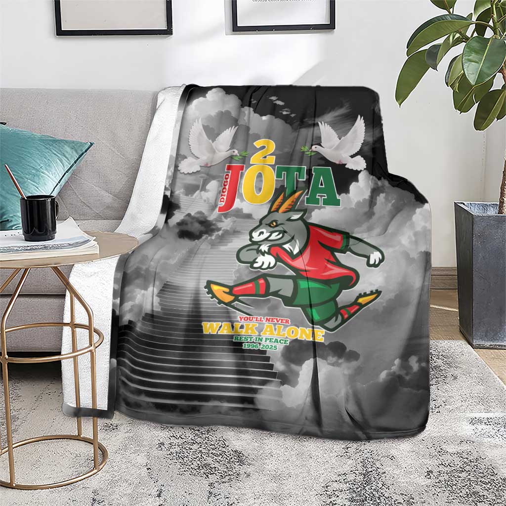 Portuguese Footballer Memorial Blanket You'll Never Walk Alone Rest In Peace 1996-2025 - Wonder Print Shop