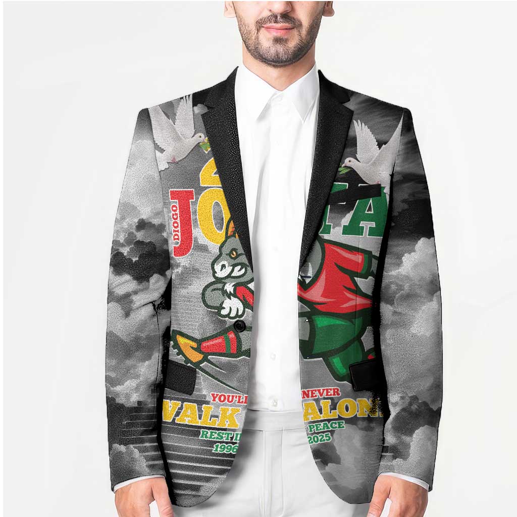 Portuguese Footballer Memorial Blazer You'll Never Walk Alone Rest In Peace 1996-2025 - Wonder Print Shop