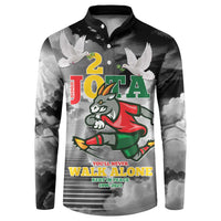 Portuguese Footballer Memorial Button Sweatshirt You'll Never Walk Alone Rest In Peace 1996-2025 - Wonder Print Shop