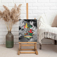 Portuguese Footballer Memorial Canvas Wall Art You'll Never Walk Alone Rest In Peace 1996-2025 - Wonder Print Shop