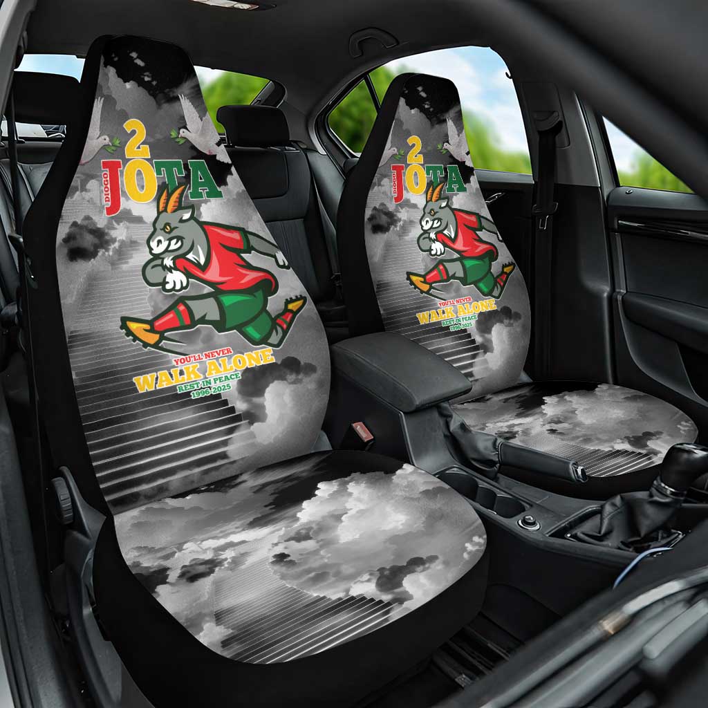 Portuguese Footballer Memorial Car Seat Cover You'll Never Walk Alone Rest In Peace 1996-2025 - Wonder Print Shop