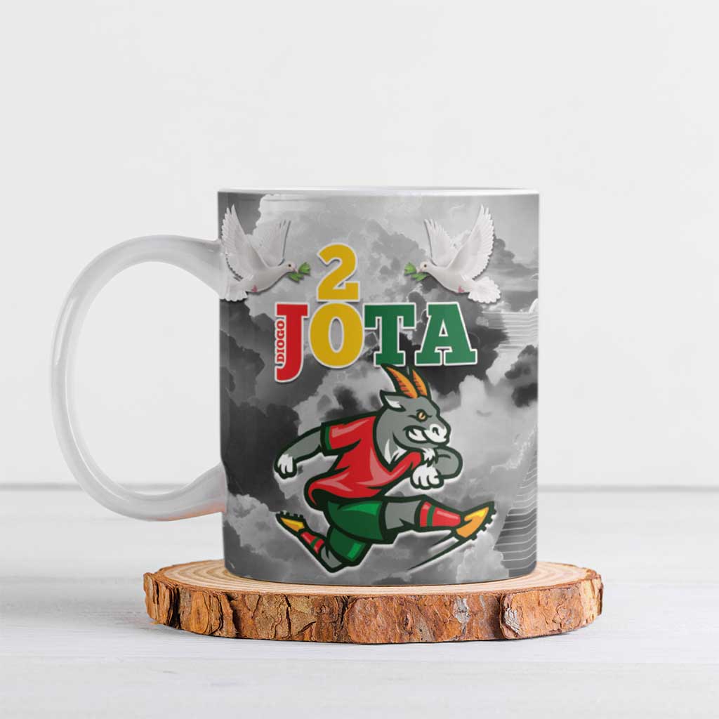 Portuguese Footballer Memorial Ceramic Mug You'll Never Walk Alone Rest In Peace 1996-2025 - Wonder Print Shop