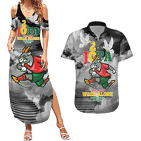 Portuguese Footballer Memorial Couples Matching Summer Maxi Dress and Hawaiian Shirt You'll Never Walk Alone Rest In Peace 1996-2025 - Wonder Print Shop